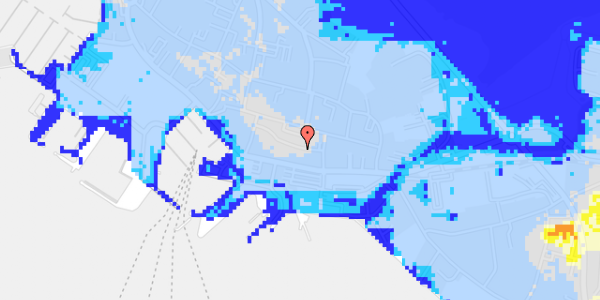 Ekstrem regn på Adelgade 20