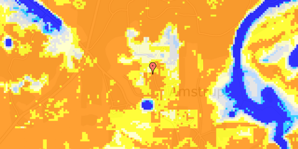 Ekstrem regn på Amstrup Bakker 33