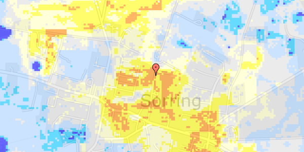 Ekstrem regn på Skolebakken 13B