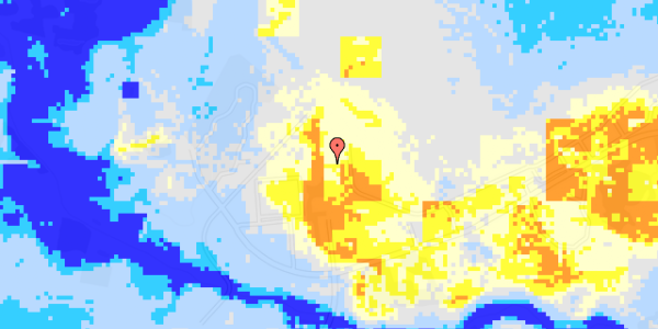 Ekstrem regn på Rullebanen 37