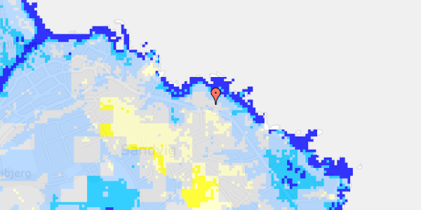 Ekstrem regn på Strandvejen 68, 1. 10