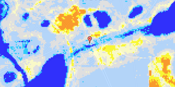 Ekstrem regn på Holte Midtpunkt 20, st. 