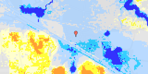 Ekstrem regn på Mirabellevej 102