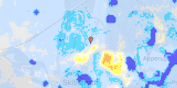 Ekstrem regn på Brovangsvej 126