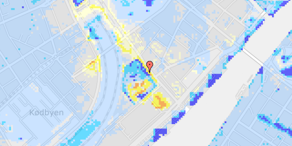 Ekstrem regn på Bernstorffsgade 40, 1. 