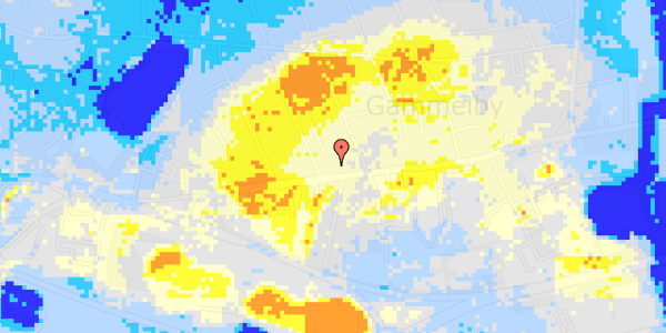 Ekstrem regn på Darumvej 62, 1. 