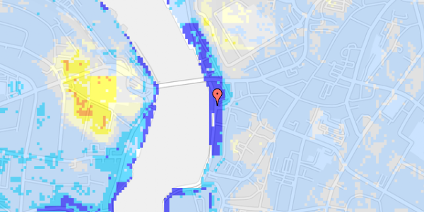 Ekstrem regn på Nørre Havnegade 1