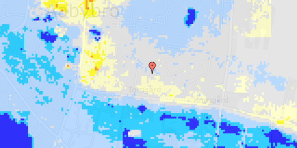 Ekstrem regn på Torngårdsallé 9