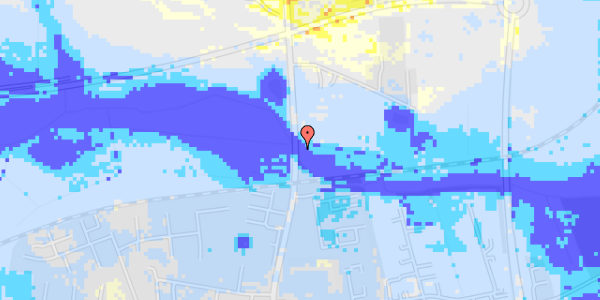 Ekstrem regn på Hadsundvej 297