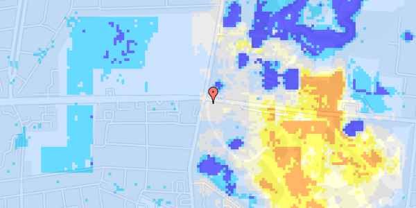 Ekstrem regn på Roskildevej 27, 1. 