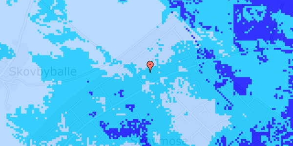 Ekstrem regn på Ellemose 8