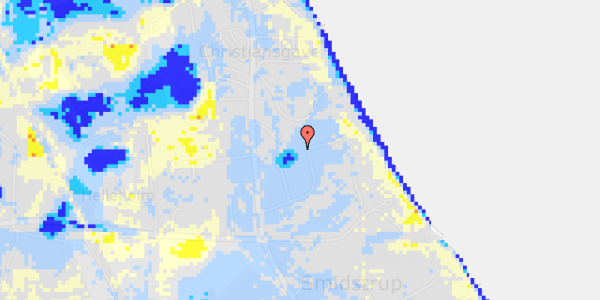 Ekstrem regn på Smidstrupørevej 7