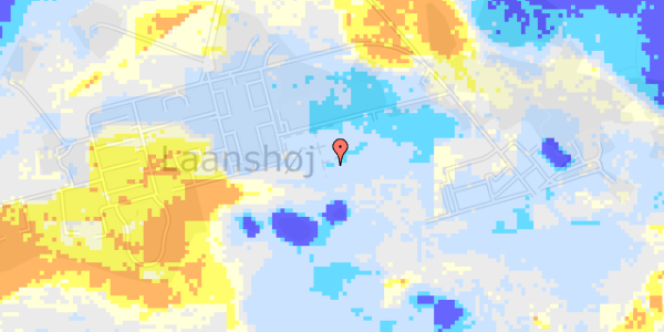 Ekstrem regn på Laanshøj Alle 38