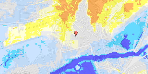 Ekstrem regn på Kirkepladsen 1, 1. 