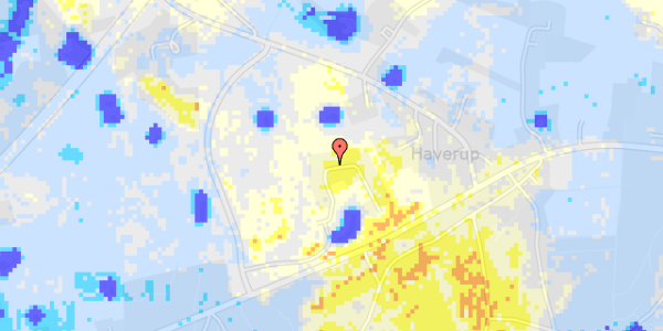 Ekstrem regn på Engstien 36