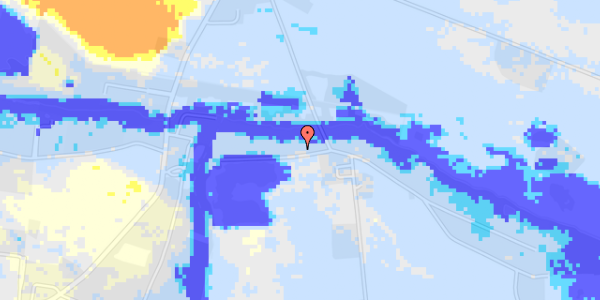 Ekstrem regn på Åløbet 4A