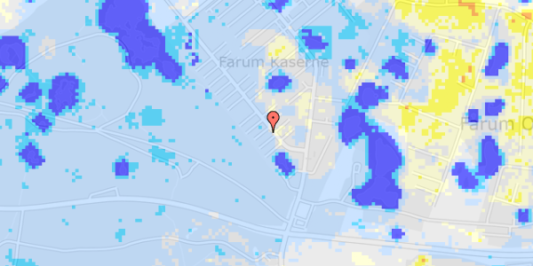 Ekstrem regn på Garnisonsvej 11, 2. th