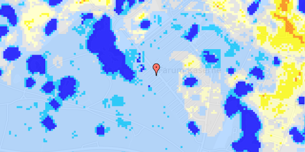 Ekstrem regn på Garnisonsvej 41, 1. th