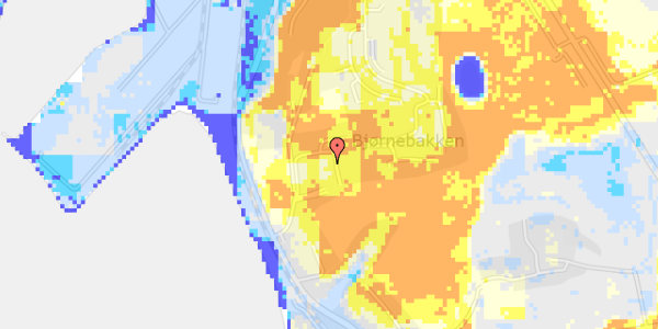 Ekstrem regn på Bjørnedalsvej 26A