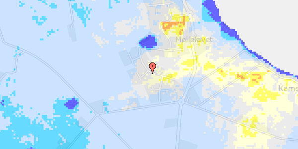 Ekstrem regn på Højen 15