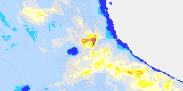 Ekstrem regn på Overdrevet 6