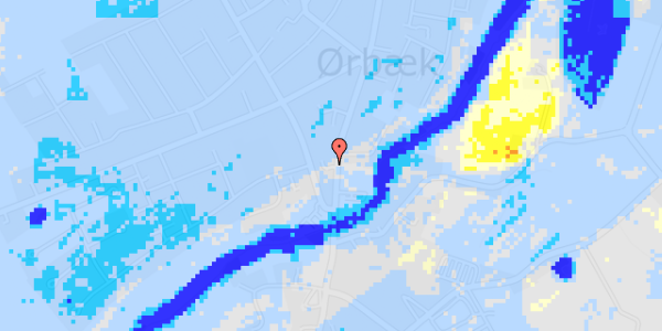 Ekstrem regn på Hovedgaden 28B