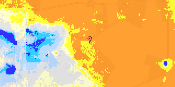 Ekstrem regn på Landlystvej 46