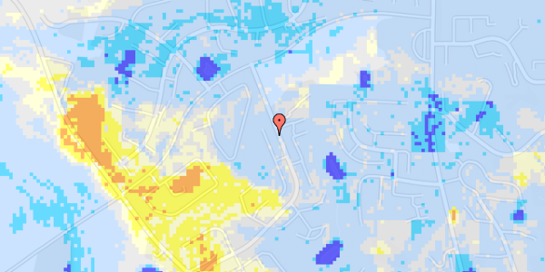 Ekstrem regn på Langholts Ager 4A