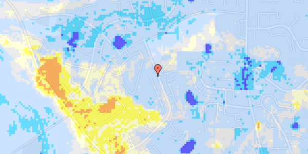 Ekstrem regn på Langholts Ager 6