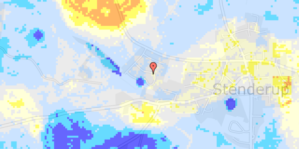 Ekstrem regn på Fuglkær 47