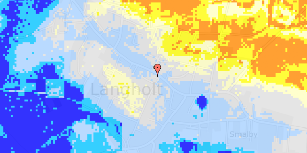 Ekstrem regn på Godtlandsvej 2B