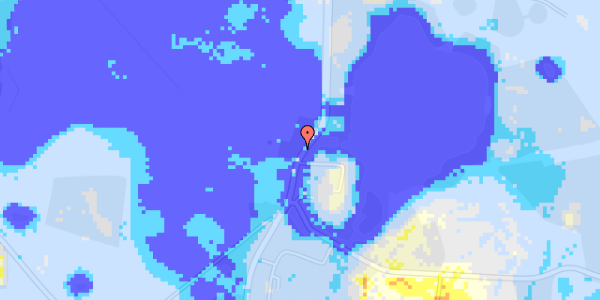 Ekstrem regn på Slotsgade 95