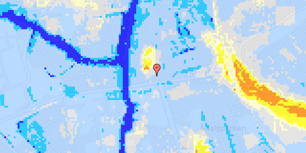 Ekstrem regn på Egebakken 1