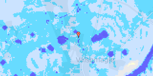 Ekstrem regn på Hallingebjergvej 4