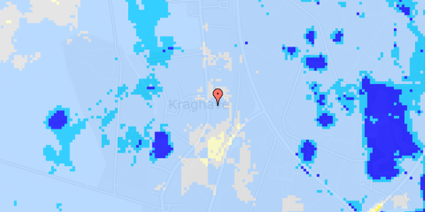 Ekstrem regn på Kraghave Gaabensevej 70A