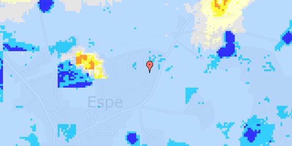 Ekstrem regn på Hasselvænget 21