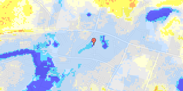 Ekstrem regn på Kirkebakken 17