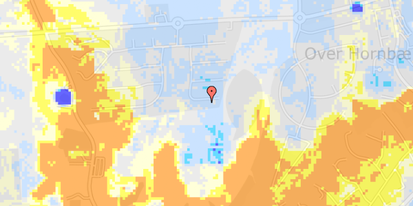 Ekstrem regn på Mozarts Alle 14