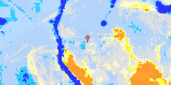 Ekstrem regn på Helenelyst 392