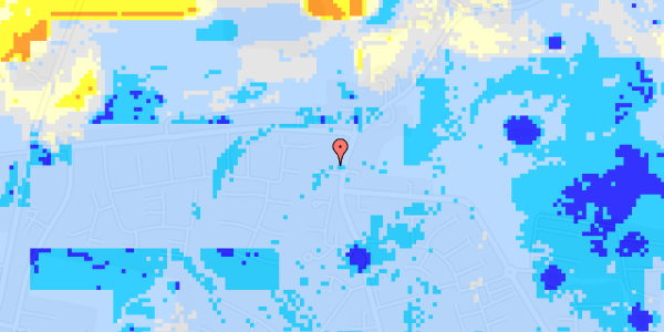 Ekstrem regn på Vistoftvej 63A