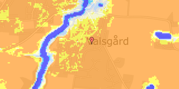 Ekstrem regn på Frisdalsvej 13J