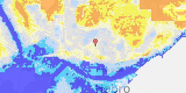 Ekstrem regn på Hegedalsvej 24A