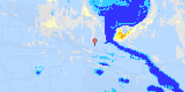 Ekstrem regn på Teglværksvej 19Z