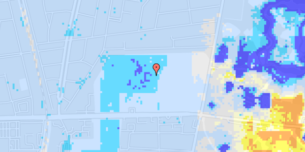 Ekstrem regn på Roskildevej 54A