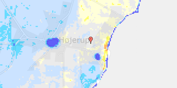 Ekstrem regn på Højerup Bygade 37