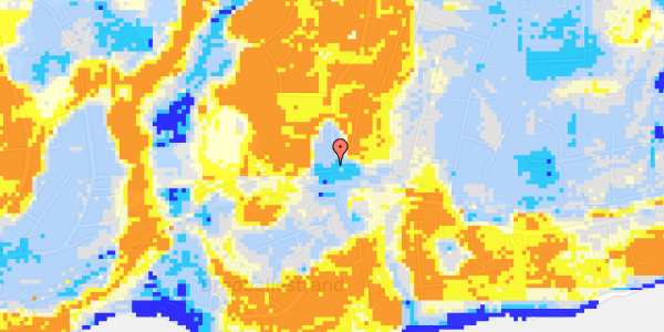 Ekstrem regn på Kirkebakken 9B