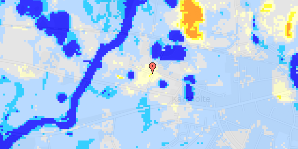 Ekstrem regn på Skulpturvej 1