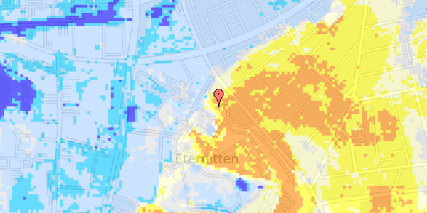 Ekstrem regn på Kridtsløjfen 20, 4. 2