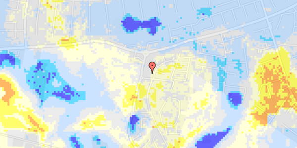 Ekstrem regn på Mårleddet 1, 2. 7