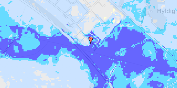 Ekstrem regn på Industrivej 7B